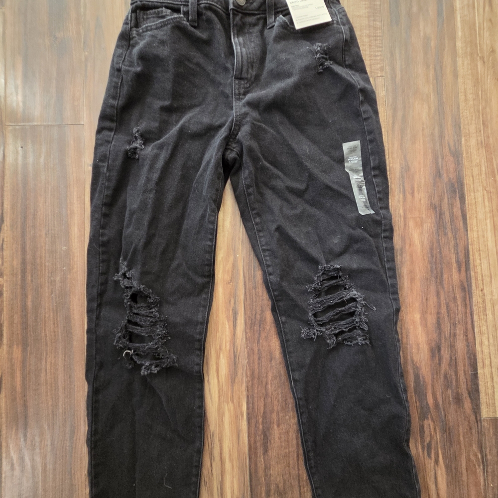 SO Black High-Rise Distressed Jeans